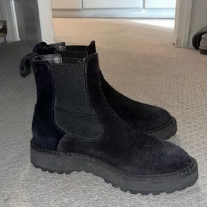 Diemme black suede Chelsea boot